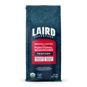 Organic Perform Functional Mushroom Whole Bean Medium Roast Coffee